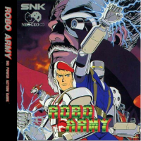 Robo Army Neo Geo CD US box art